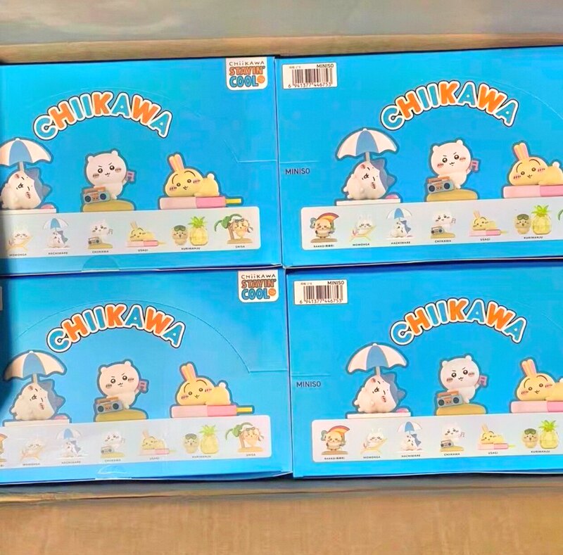 Authentic In-Stock Brand New Chiikawa Summer Momo Tea Series Blind Box Full Box Trendy Toy