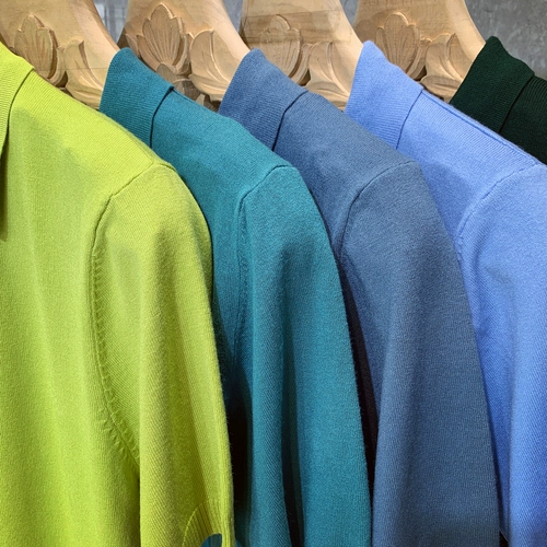 Однотонная трендовая элитная шелковая футболка polo для отдыха, короткий рукав, облегающий крой, в корейском стиле