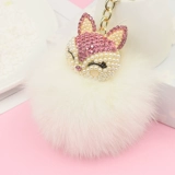 Ключи от машины, брелок, креативная сумка через плечо, плюшевая милая кукла, лиса, енот, Южная Корея