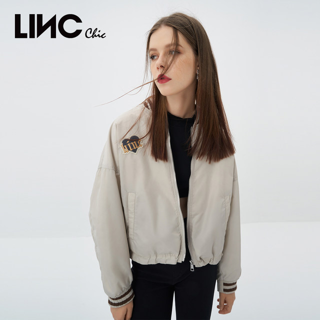 LINCCHIC Jin Yujie Down Jacket ແມ່ຍິງ Retro Lightweight Short Down Jacket Pilot Jacket Y22801072Y