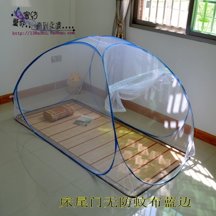 Ký túc xá sinh viên 1.0m giường tầng và chống muỗi miễn phí lắp đặt lưới chống muỗi yurt ba cửa mở giường mẹ chống muỗi 1,2 m - Lưới chống muỗi màn ngủ công chúa