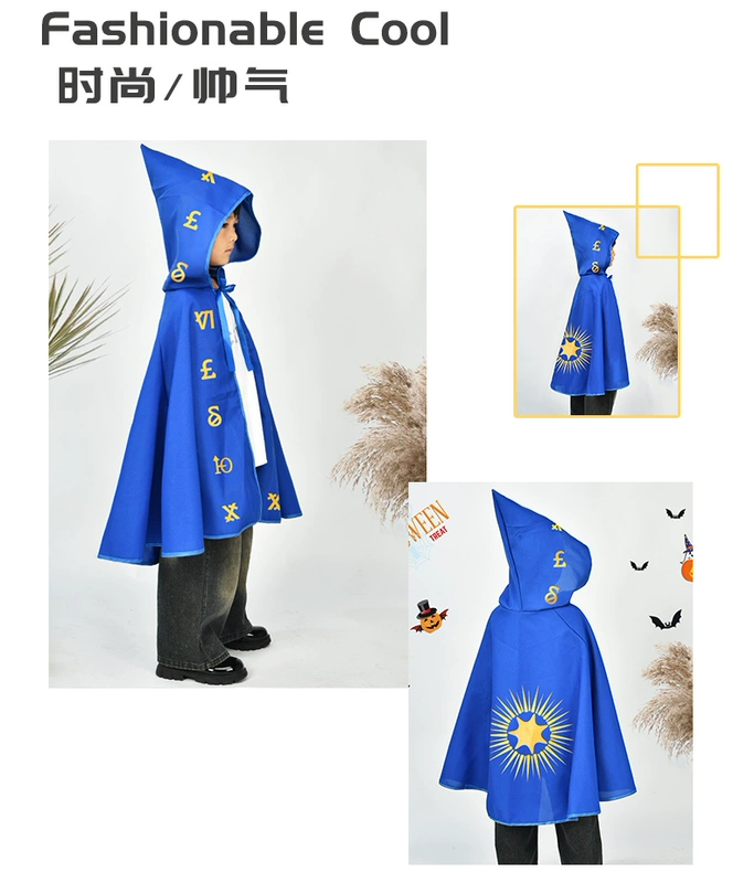 Harry Áo Choàng Ma Thuật Phù Thủy Áo Choàng Trang Phục Bé Trai Và Bé Gái Cosplay Ngoại Vi Potter Halloween Quần Áo Trẻ Em