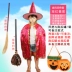 ngày halloween Halloween Quần Áo Trẻ Em Bé Trai Cosplay Áo Choàng Mẫu Giáo Hiệu Suất Quần Áo Bé Gái Phù Thủy Áo Đầm dracula halloween Trang phục haloween