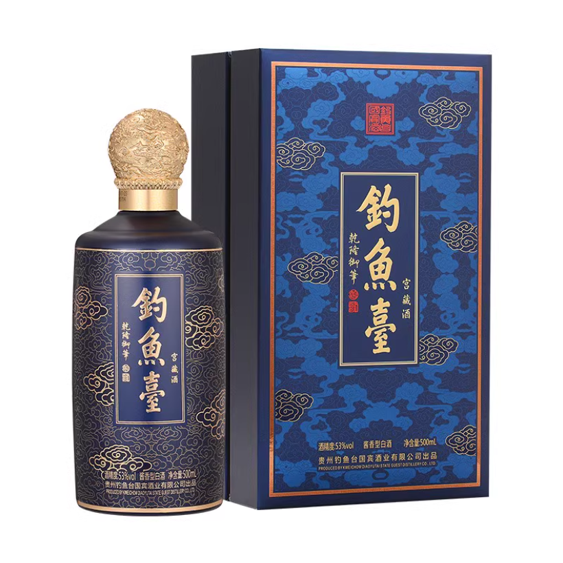 白酒釣魚台 醬香型 53度 500ml 【公式通販】