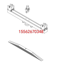 Steel plate spring three-point bending test clamp _ automotive steel sheet spring dynamic stiffness test special clamp