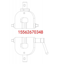 Metal sheet adhesive pull-cut test clamp _ metal sheet textile fiber stretch test device