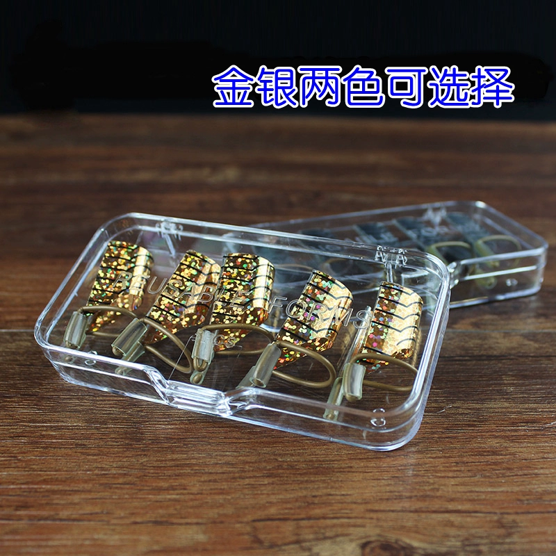 Nghệ thuật làm móng tay bằng nhôm, phần còn lại bằng kim loại nhôm, bộ dụng cụ làm móng pha lê bằng đèn chiếu, vàng bạc - Công cụ Nail