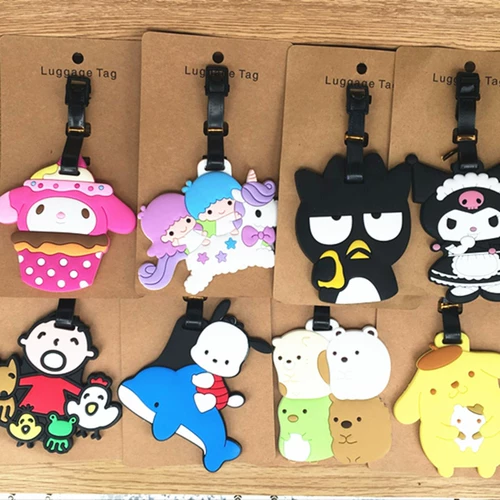 Кэти кошка Близнеца Звезда Мелати Пудинг Собака XO Силиконовый багаж