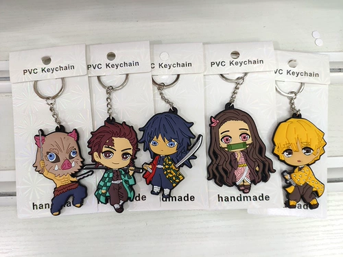 Мультяшный брелок, силиконовая двусторонная подвеска из ПВХ
