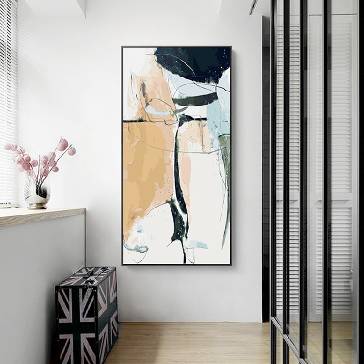 Vertical Edition Large Nordic Abstract DIY Fill Digital Oil Painting Room Modern Simple Portrait Alive Drawing