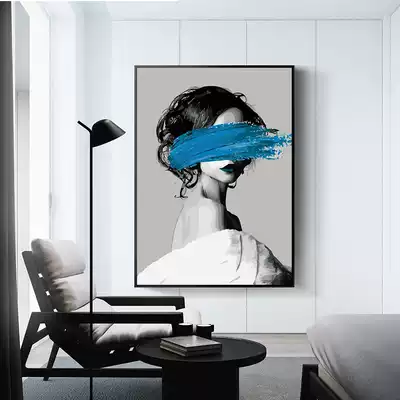 Nordic art characters DIY hand-painted coloring digital oil painting Modern personality beauty living room bedroom decoration painting
