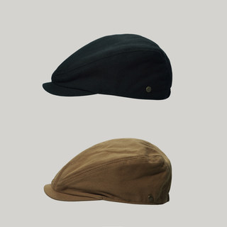 Gegeen Domog Retro Forward Cap Unisex Linen Japanese Beret Summer Breathable British Artistic Painter Hat