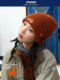 THE HOBOO original functional embroidered knitted hat for women, waffle autumn and winter warm woolen hat for men, cold hat