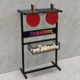Table Tennis Racket Display Rack, Large-Capacity Table Tennis Storage Basket, Sports Equipment Storage Rack, Pickleball Racket Storage Rack