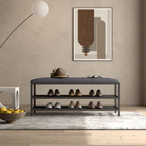 Changing shoes stool Home doorway light extravagant slim and narrow wearing shoes stool soft bag cushions in the family cloakroom leather stool strip stool Bench Shoe Cabinet