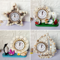 Natural conch shell crafts decorations Creative ornaments Handmade cute cartoon electronic watch watches