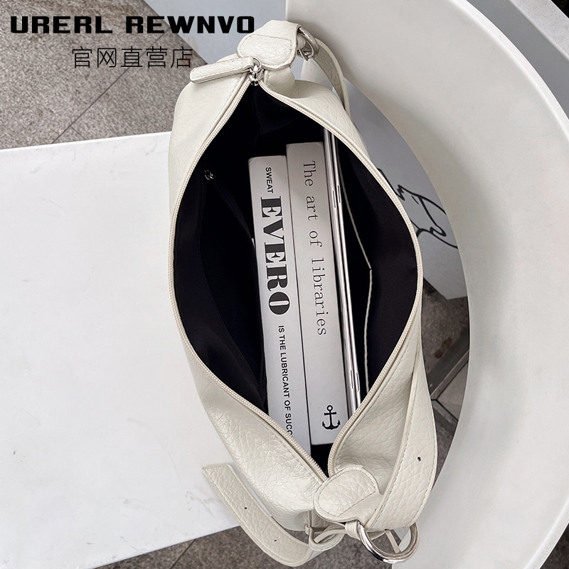 URERL REWNVO Women's Soft Leather Crossbody Bag 2025 New Arrival Large Capacity Commuter Tote Bag - Thumbnail 4