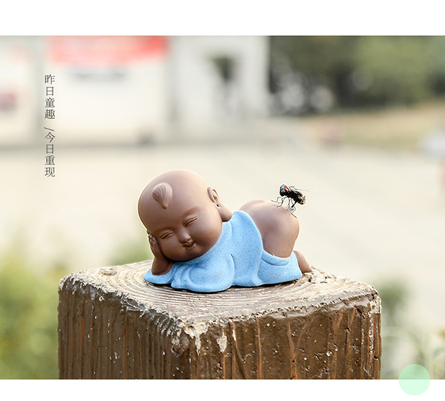 Cá tính, sáng tạo, dễ thương, Zen, phải thắng, tu sĩ nhỏ, trang trí xe, bảo hiểm xe hơi, trang trí xe an toàn - Ô tô nội thất Accesseries tượng trang trí ô tô