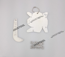 SKU363132 3 pieces of sets S S corner gauge angle Angle Boilerplate Carpel Gauge Drills Top Corner Gauge