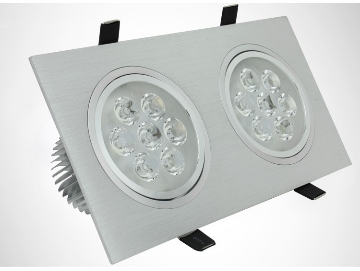 LED spotlight ceiling lamp bold lamp single head double head three head 5W7W14W shopping mall grille shed light 12V24V