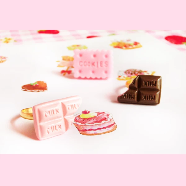 Оригинальные печенья Cakecakie COOKIES A Small Dreams Series кольцо из молочного шоколада печенье