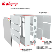 Seawater fish tank electrical cabinet electrical controller electrical finishing box sea water cylinder plug-and-row transformer storage cabinet heat dissipation