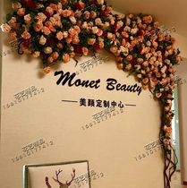 Customized simulation flower wall simulation rose vine fake flower Vine interior decoration flower strip Vine tube wall hanging