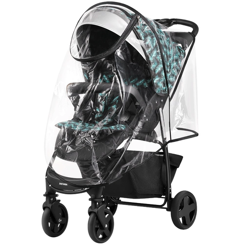 Детская зимняя водонепроницаемая прогулочная коляска, защищающий от холода детский ветрозащитный дождевик, удерживающая тепло дышащая пылезащитная тележка