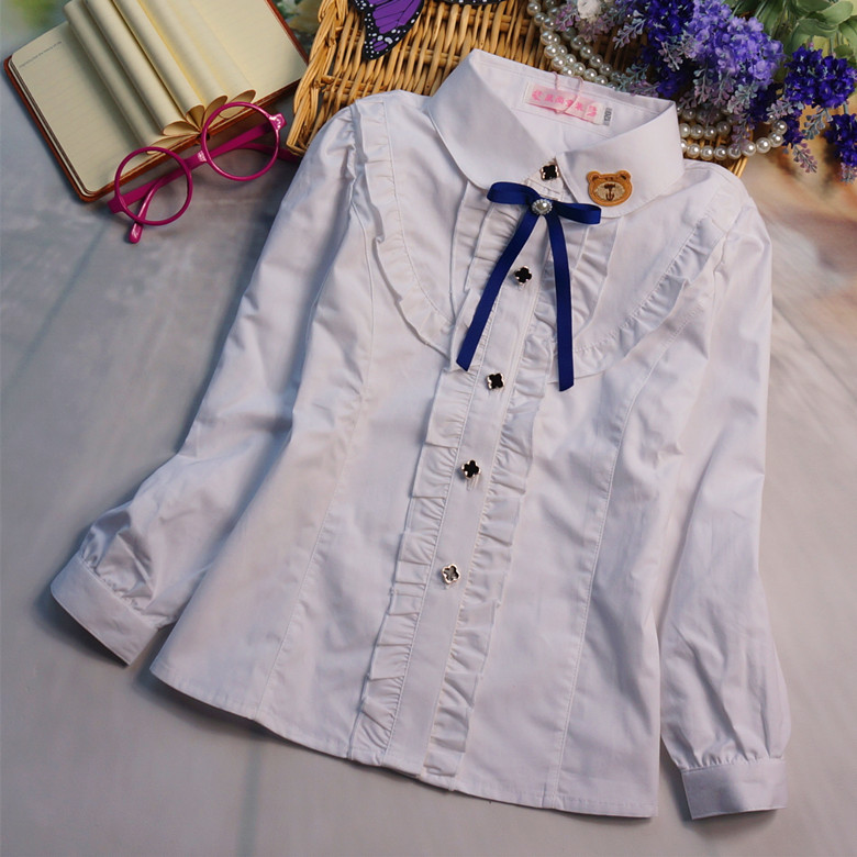 Chemise fille à manche longue - Ref 2084714 Image 43