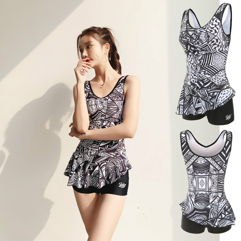 2023 new products Fashion swimwear ladies cover belly Slim Speed Dry Conjoined Conservative Professional Spa Swimsuit-Taobao