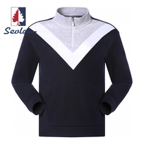 SEVLAE St. Frye autumn winter half cardigan sports pullover sweater ladies plus velvet thick coat F132884346