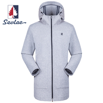 SEVLAE St Fry autumn winter warm men long sports fitness hooded jacket long sleeve F132795410