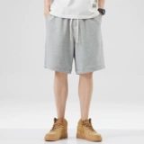 Летние тонкие спортивные шорты для отдыха, трендовые штаны, оверсайз, в американском стиле