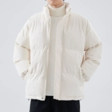 Мужской зимний пуховик, ветрозащитная утепленная куртка, подходит для подростков