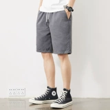 Мужские японские летние тонкие шорты для отдыха, хлопковые дорожные штаны, оверсайз, размер