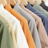 Дышащая летняя цветная футболка polo, короткий рукав