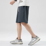 Летние тонкие спортивные шорты для отдыха, трендовые штаны, оверсайз, в американском стиле