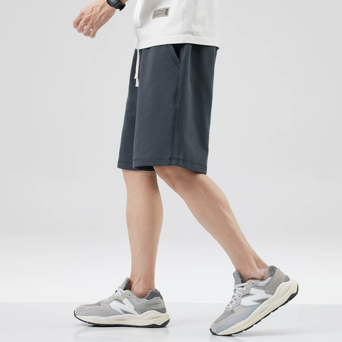 Летние тонкие спортивные шорты для отдыха, трендовые штаны, оверсайз, в американском стиле