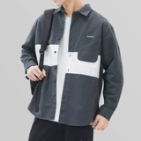 Хлопковая рубашка, куртка, осенняя, оверсайз, изысканный стиль, подходит для подростков