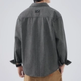 Весенняя рубашка для отдыха, ретро кардиган, свободный крой, в американском стиле, большой размер