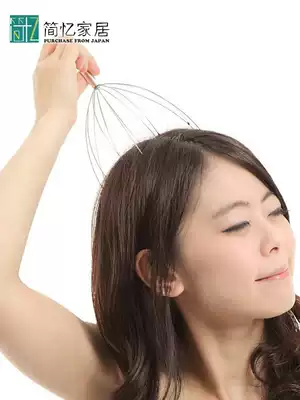 Japanese octopus head massager Scalp meridian massage claw manual scratching scalp to relieve fatigue artifact