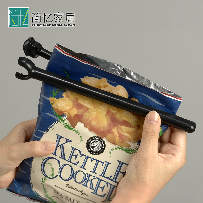 Inomata塑料封口夹：日本进口食品袋封口神器，防潮保鲜的秘密武器！