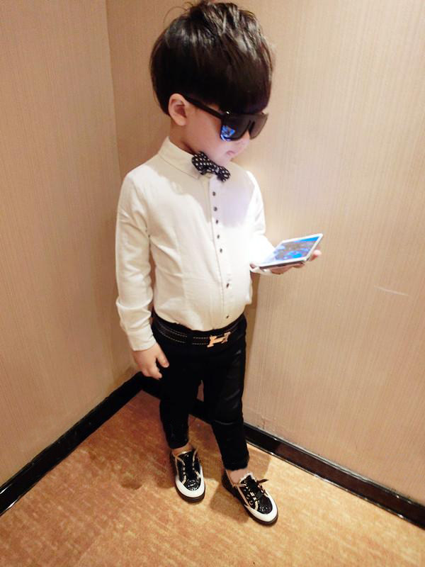 Chemise garcon à manche longue - Ref 2079455 Image 13