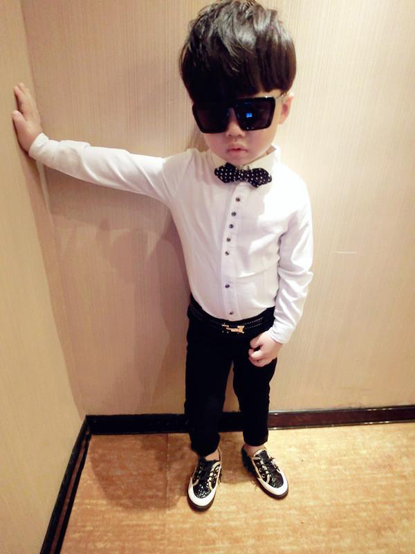 Chemise garcon à manche longue - Ref 2079455 Image 11