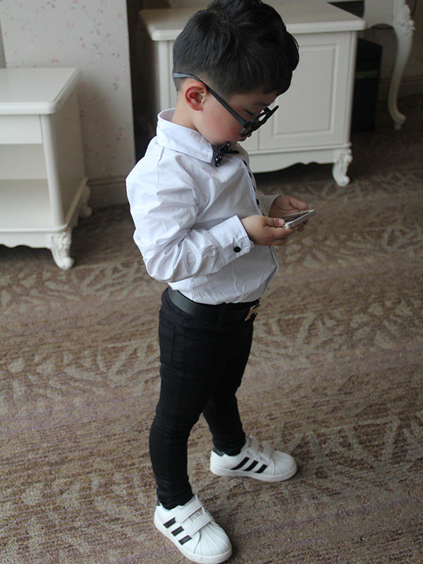 Chemise garcon à manche longue - Ref 2076104 Image 11