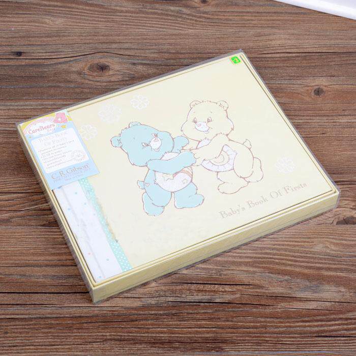 American classic old exquisite gift box love bear baby newborn growth commemorative album photo album can be placed photos