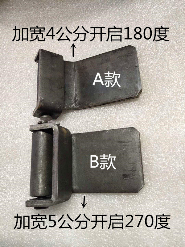 Welded iron hinges, widened and thickened hinges Carriage fittings Dismount door axle folding large hinges door hinges