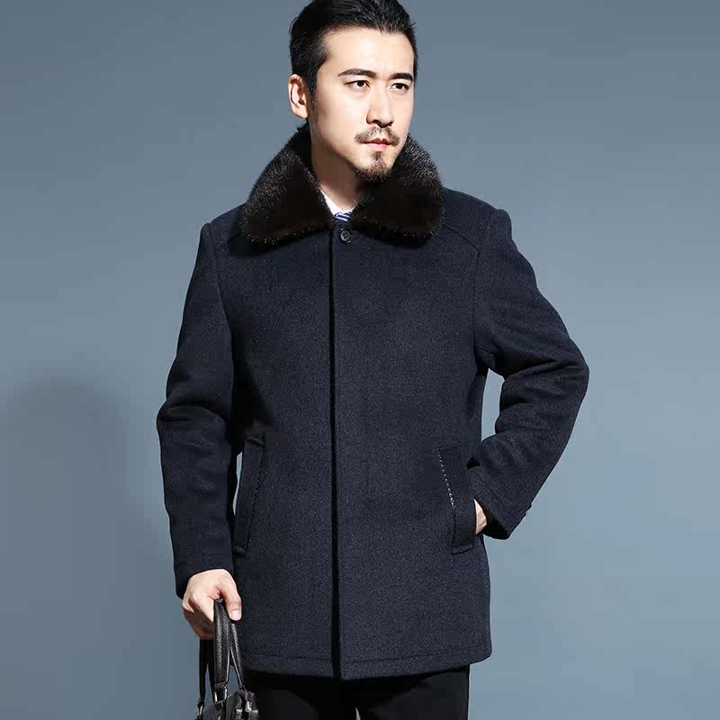 Blouson chaud pour homme en Laine - Ref 3113073 Image 1