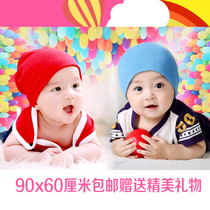 Baby pictorial wall sticker Baby wall painting baby photo Baby poster wall sticker Pregnant woman early education bb painting fetal education D31