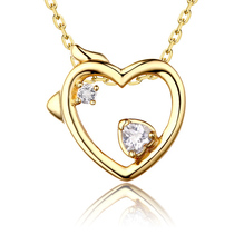 Song Shaoguang mascot heart-shaped chicken 925 silver necklace Girlfriend gift transfer jewelry